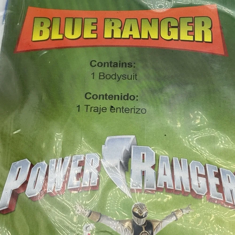 Power Rangers Blue Ranger Morphsuit Teen XS NWT Bodysuit Costume Halloween